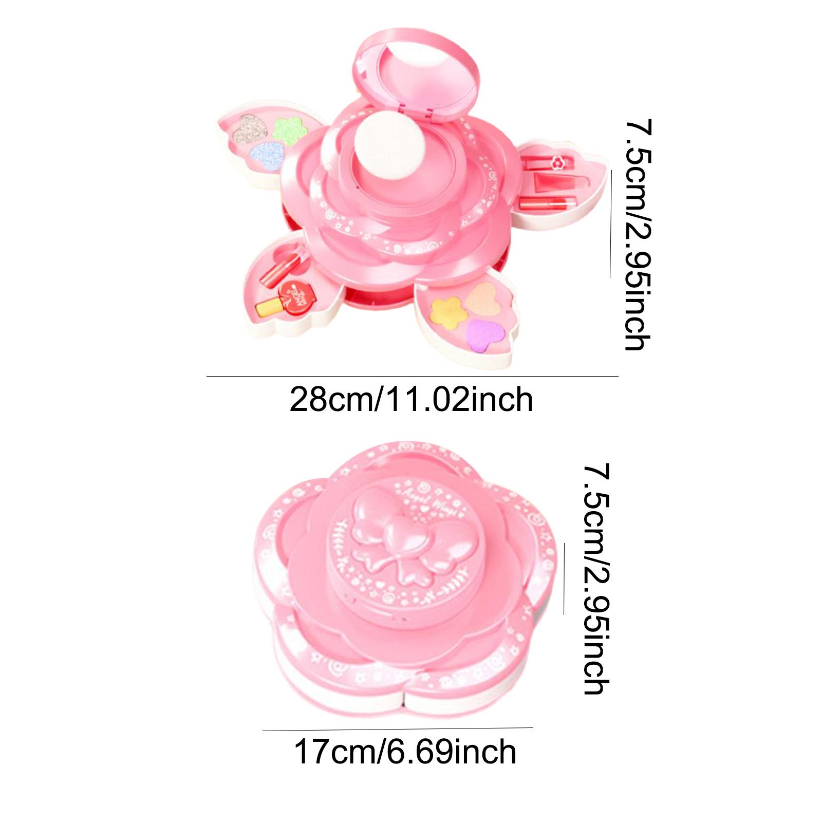 Beauty Makeup Kit For Kids - Kids Makeup Kit Washable Lipstick Blush