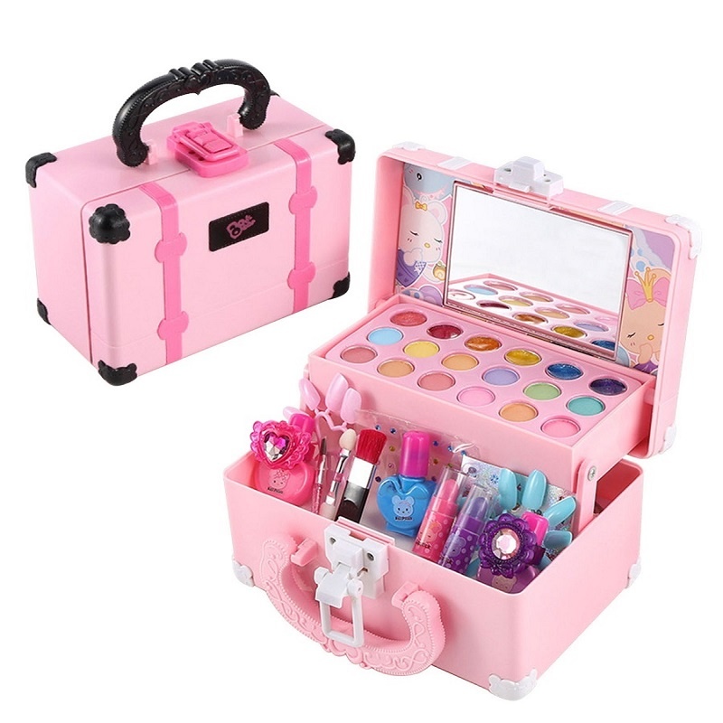 Beauty Makeup Kit For Kids - Children Makeup Set Lipstick Makeup Pretend