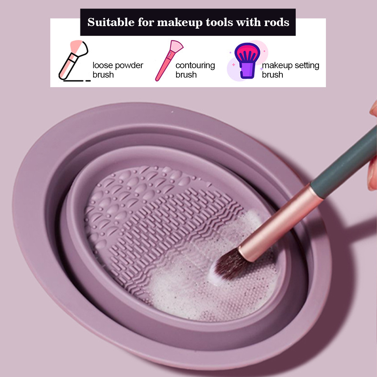 Silicone Makeup Brush Cleaning - Beauty Makeup Products review and price