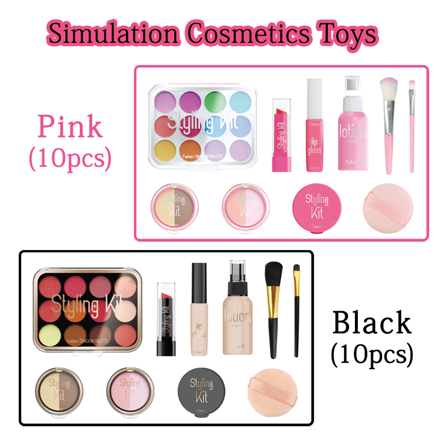 10 Pcs Simulation Girl Beauty  - Beauty Makeup Kit For Kids review and price