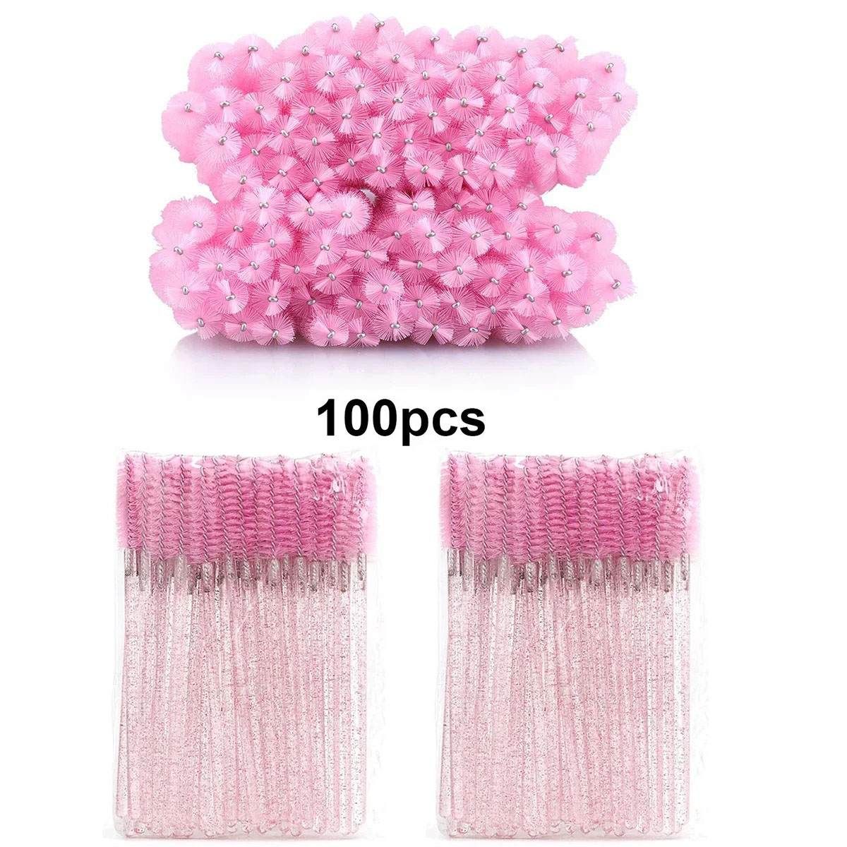 100pcs Disposable Eyelash Brus - Beauty Makeup Products review and price