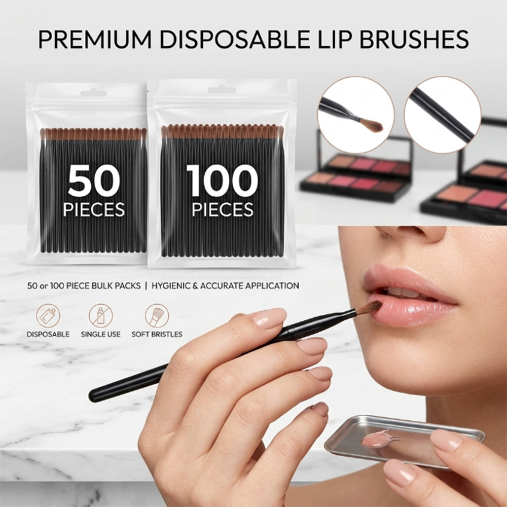 50/100pcs Disposable Lip Brush - Beauty Makeup Products review and price