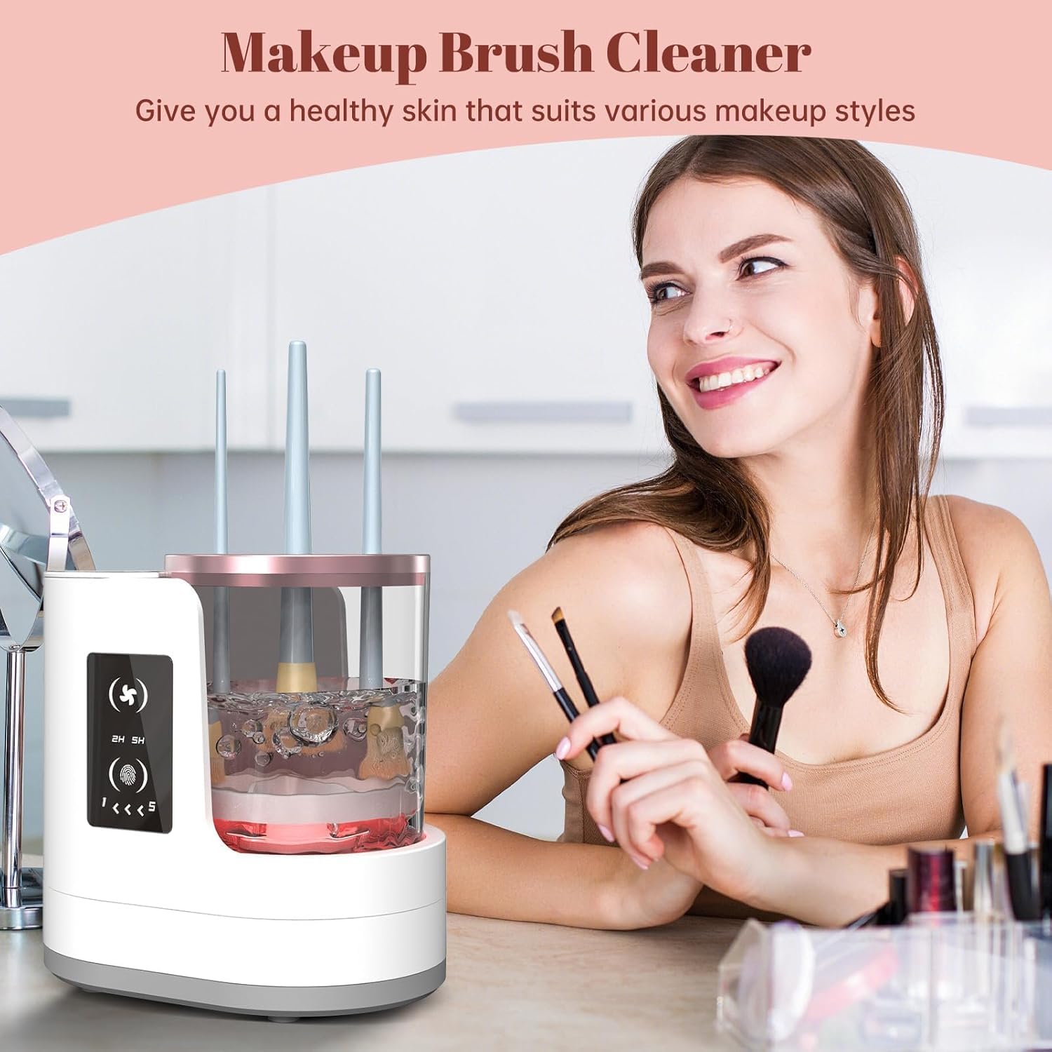 Automatic Rotating Makeup Brus - Beauty Makeup Products review and price